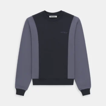 Paneled Fleece Crewneck