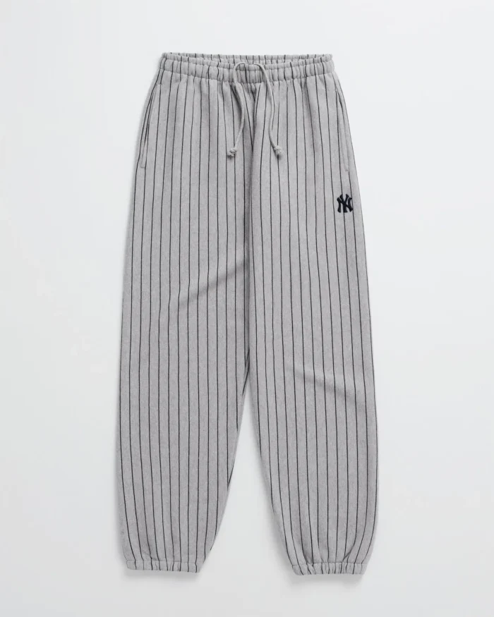 Heather Madhappy Yankees Pinstripe Sweatpants