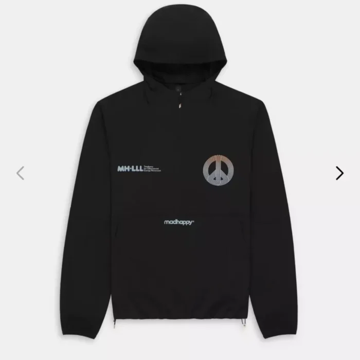 Black Madhappy X Lululemon Collab Hoodie